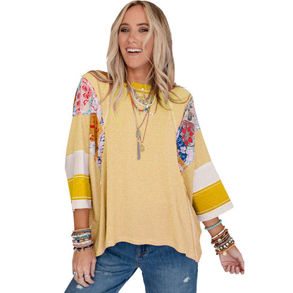 BAILEY™ – Haut Batwing Léger en Patchwork