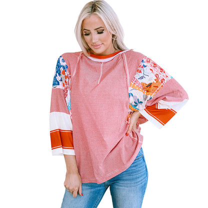 BAILEY™ – Haut Batwing Léger en Patchwork