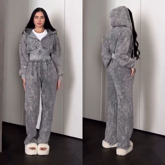 Zara | Elegancki komplet Speed Top i spodnie