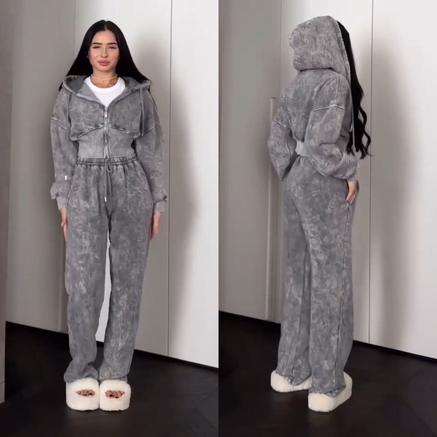 Zara | Elegancki komplet Speed Top i spodnie