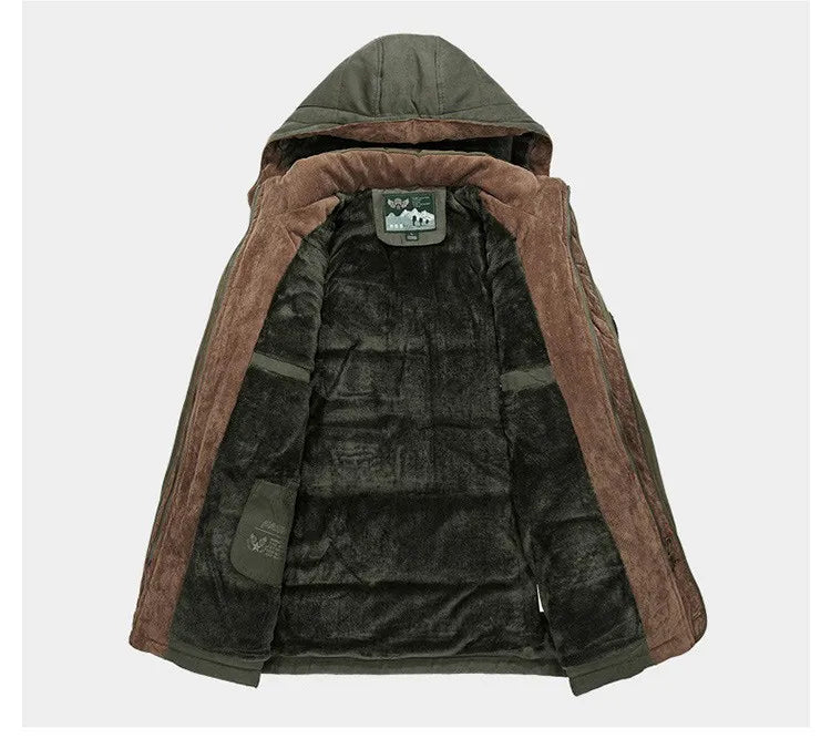 MAXIMILIAN - VESTE D'HIVER DOUBLÉE EN POLAIRE