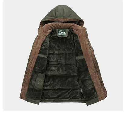 MAXIMILIAN - VESTE D'HIVER DOUBLÉE EN POLAIRE