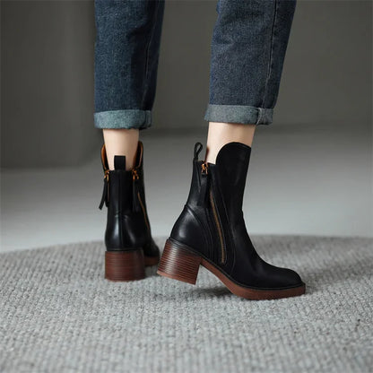 Grazia™ – Bottines en Cuir