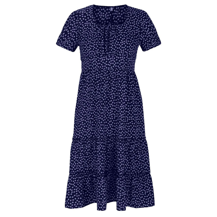 Julia | Sukienka midi w kwiatowy wzór