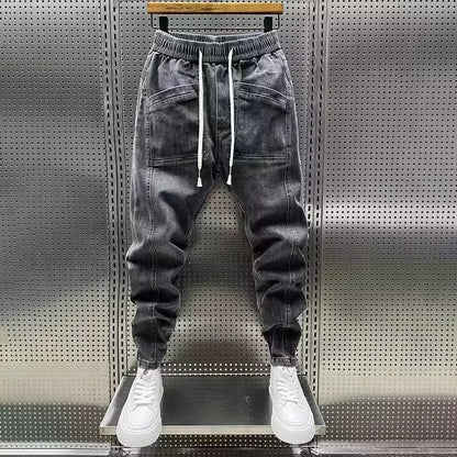 Oskar | Spodnie jogger w stylu denim