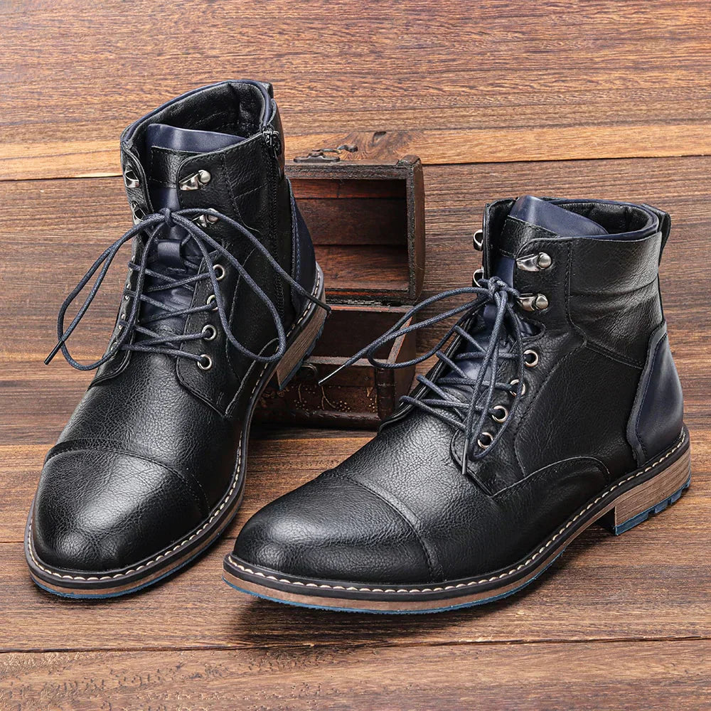 Aaron | Bottes en cuir pour homme
