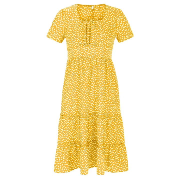 Julia | Sukienka midi w kwiatowy wzór