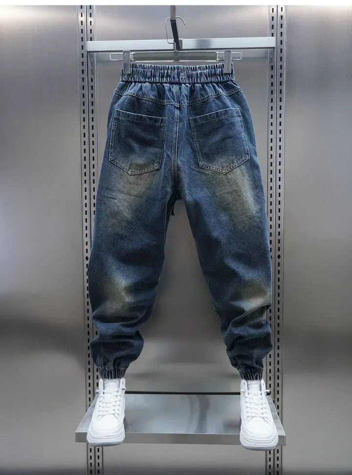 Kamil | Spodnie baggy denim