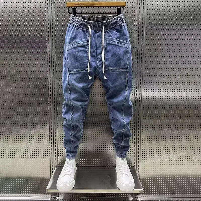 Oskar | Spodnie jogger w stylu denim