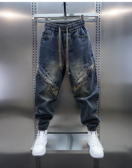 Kamil | Spodnie baggy denim