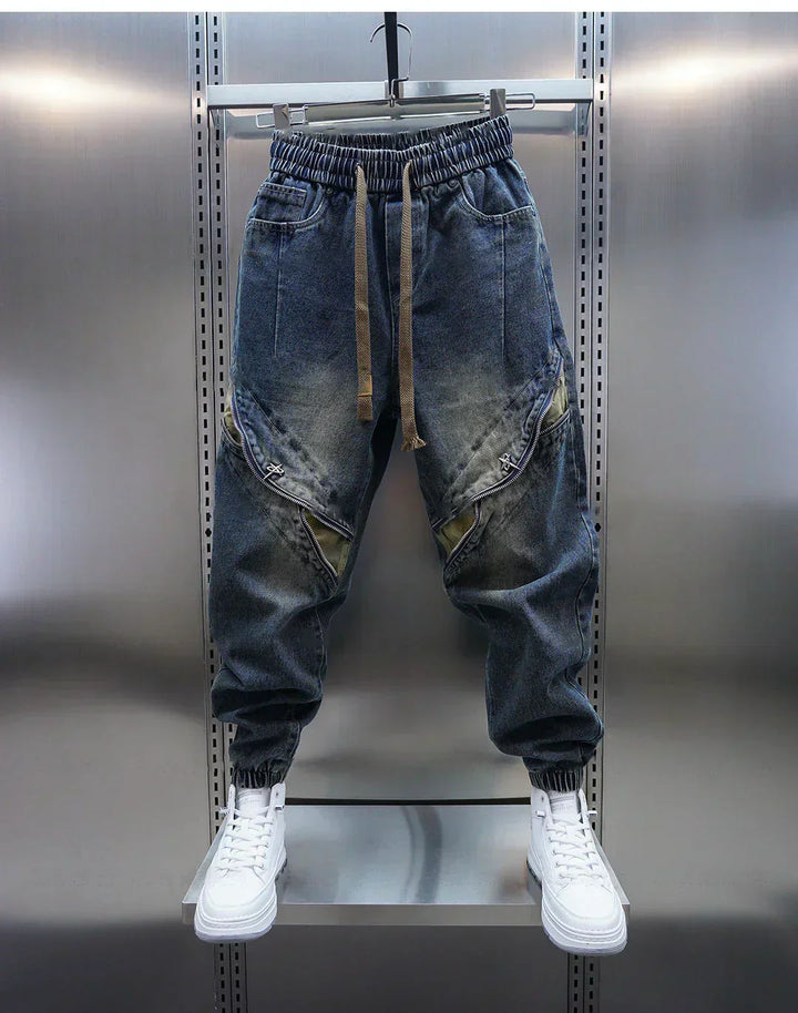 Kamil | Spodnie baggy denim