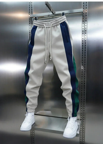 Marek | Nowoczesne spodnie z paskami