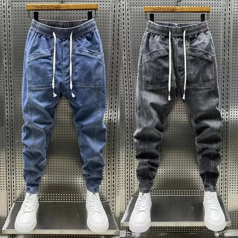 Oskar | Spodnie jogger w stylu denim