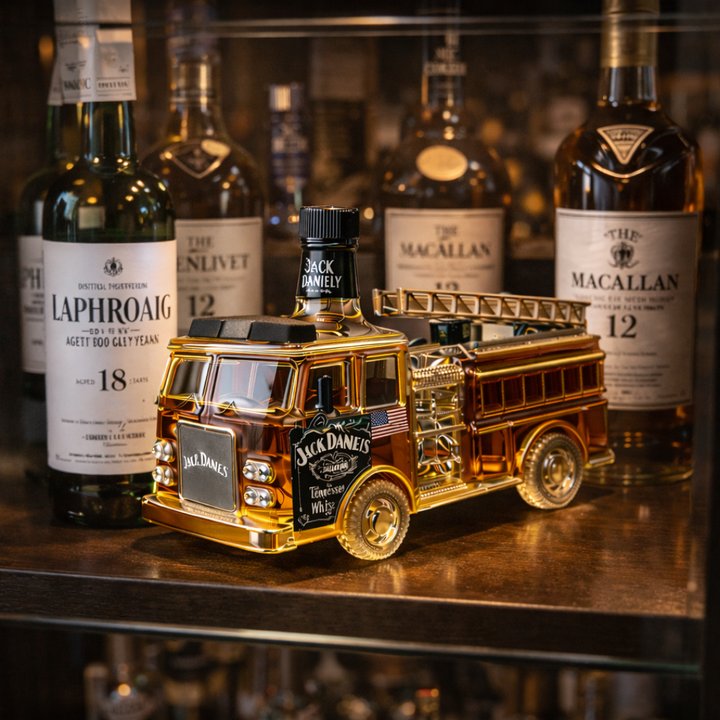 Butelki whisky | Edycja Strażaków