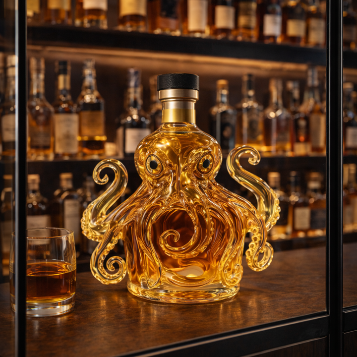 Butelki whisky | Edycja Ośmiornica