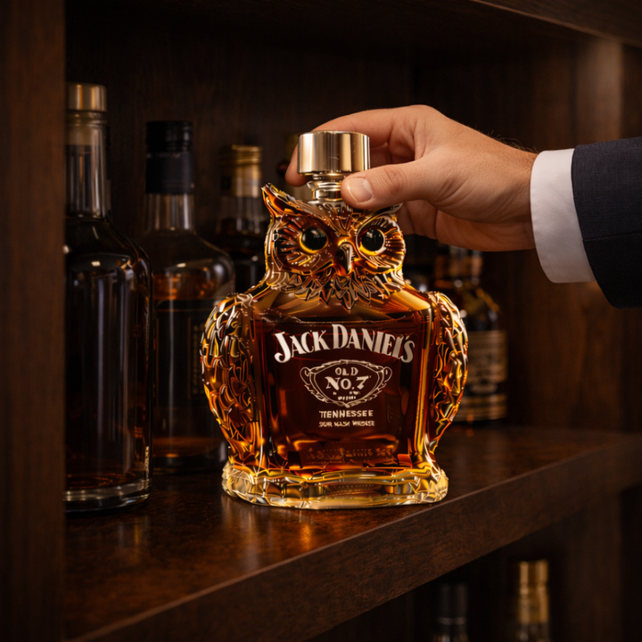 Butelki whisky | Edycja Sów