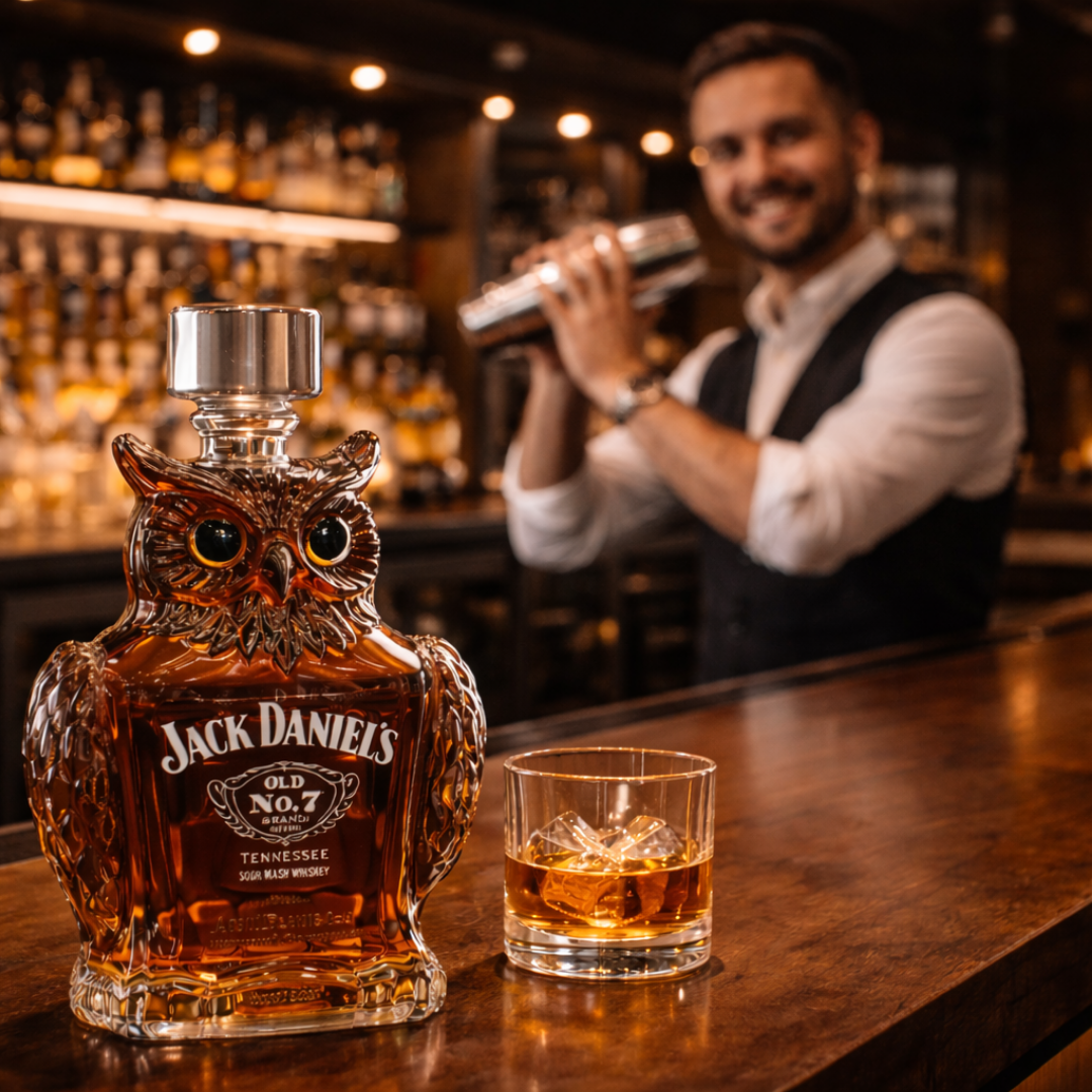 Butelki whisky | Edycja Sów