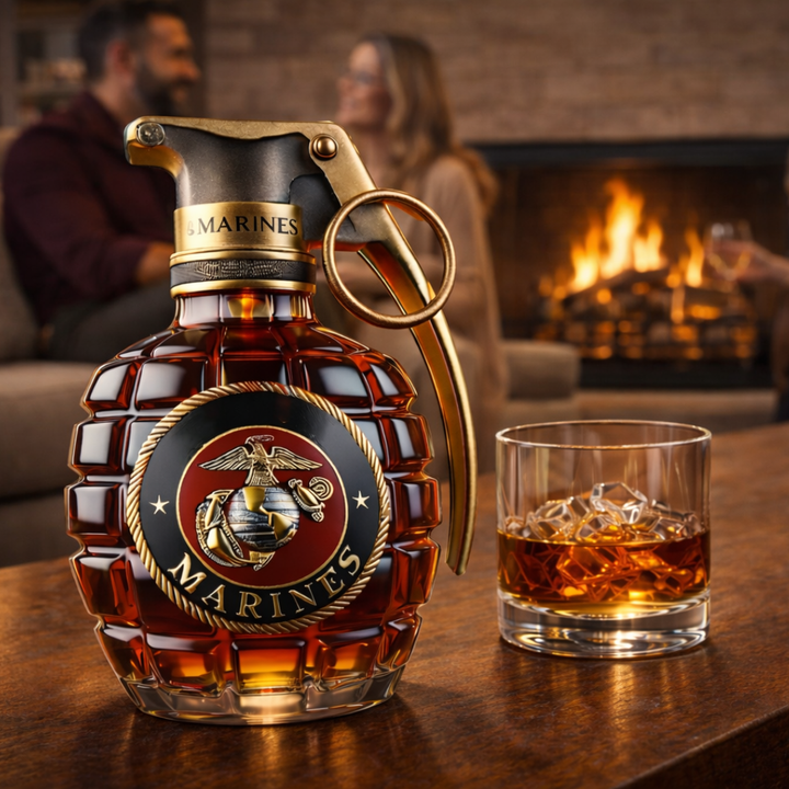 Butelka whisky | Edycja Granatowa