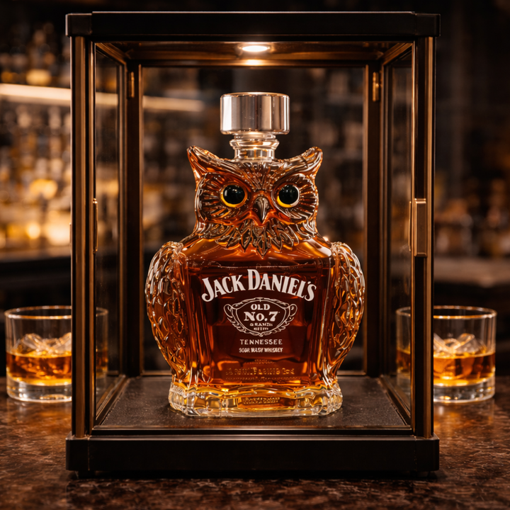 Butelki whisky | Edycja Sów