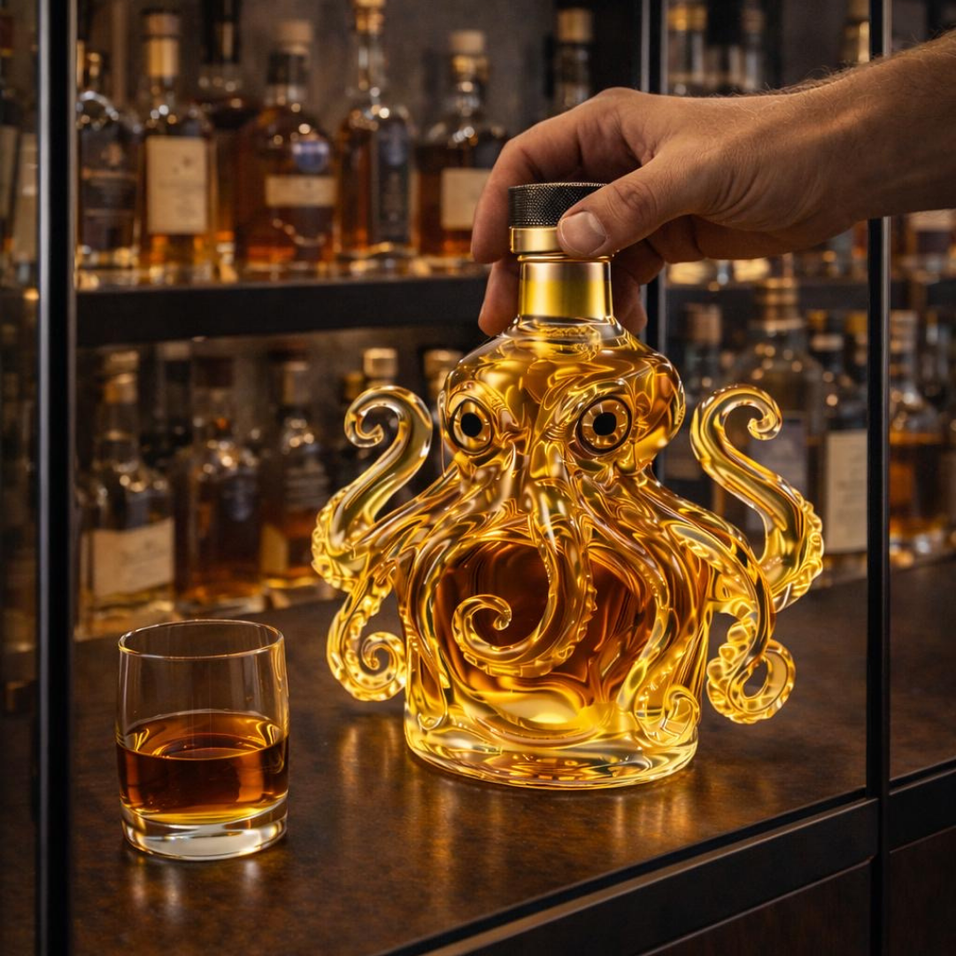 Butelki whisky | Edycja Ośmiornica