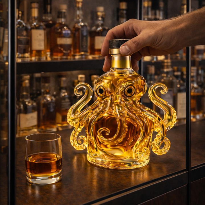 Butelki whisky | Edycja Ośmiornica