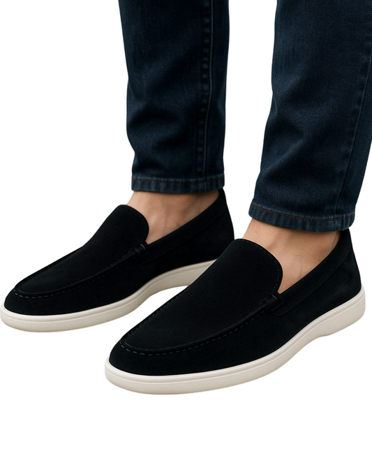 Mocassins de luxe en daim