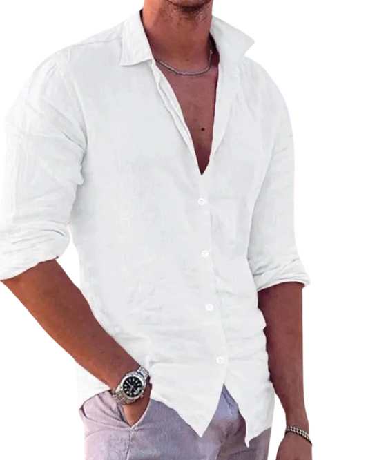 Chemise en lin casual