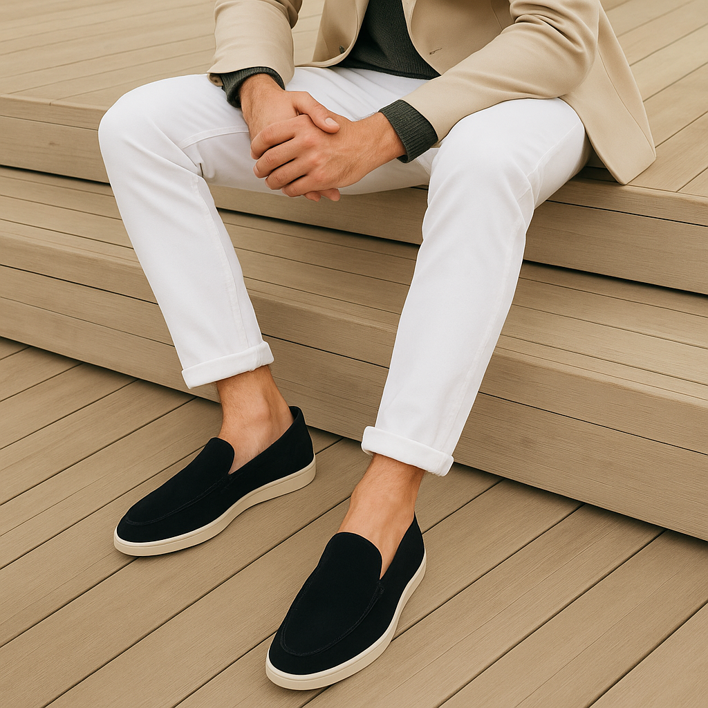 Mocassins de daim chic et élégants