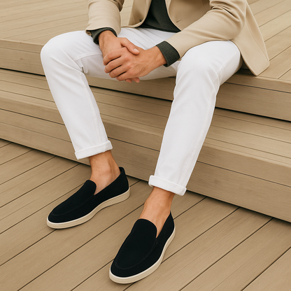 Mocassins de daim chic et élégants