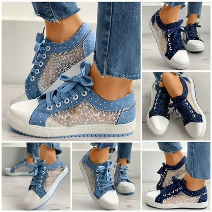 Luna™ Baskets Stylées à Lacets