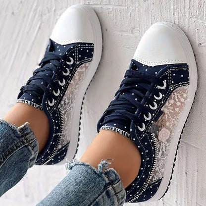 Luna™ Baskets Stylées à Lacets