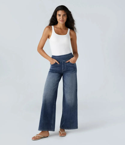 Wszemiła | Wygodne spodnie z wysokim stanem