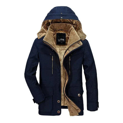 MAXIMILIAN - VESTE D'HIVER DOUBLÉE EN POLAIRE