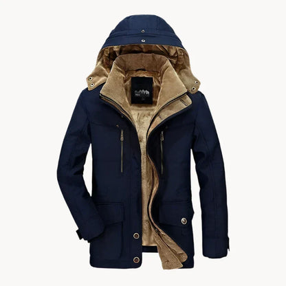 MAXIMILIAN - VESTE D'HIVER DOUBLÉE EN POLAIRE
