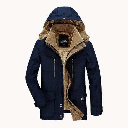 MAXIMILIAN - VESTE D'HIVER DOUBLÉE EN POLAIRE