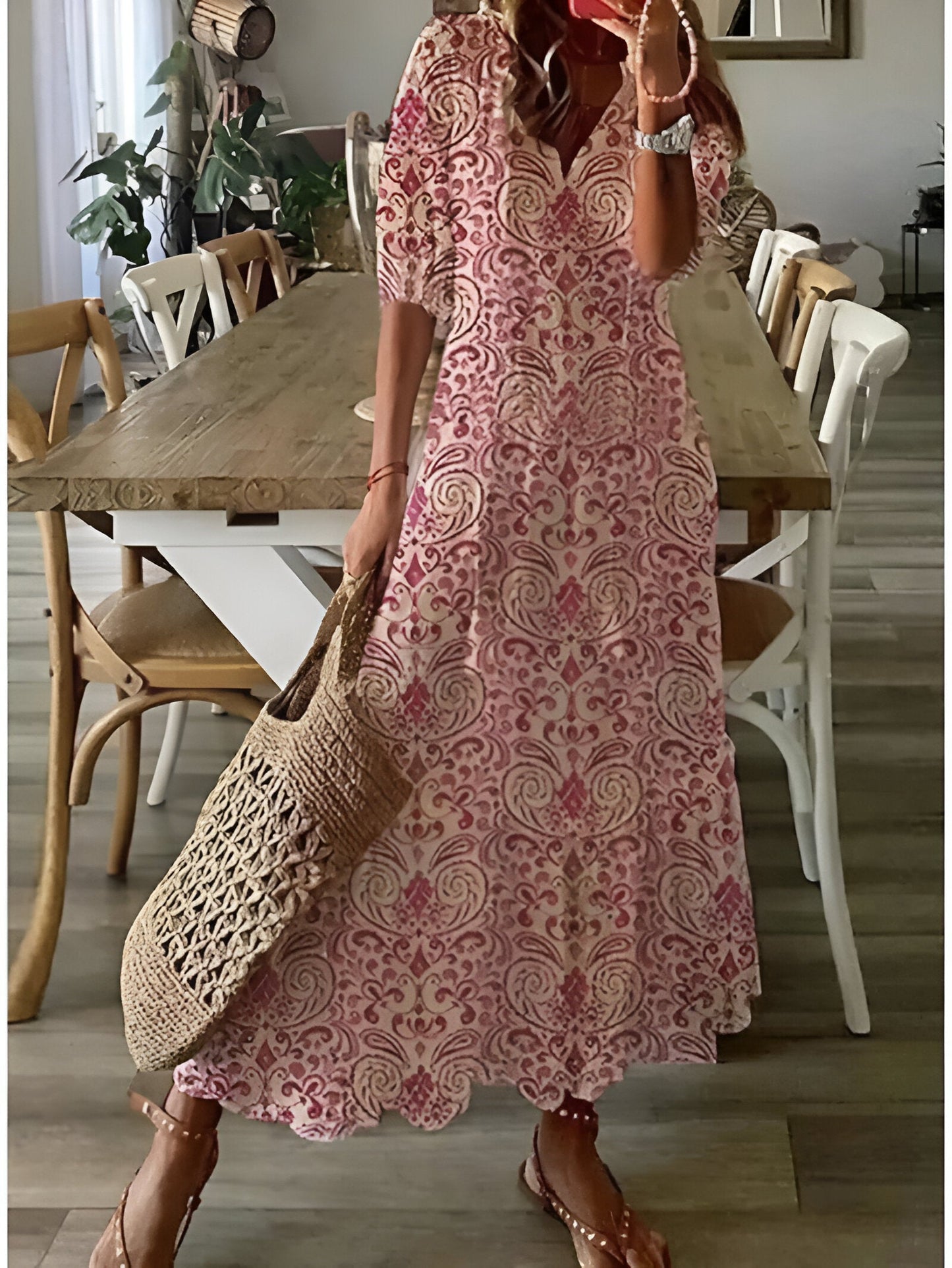 Wiosna | Zwiewna sukienka w stylu boho